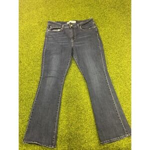 Levi's Bootcut Jeans Mens 32 X 30 Blue Denim Stretch 5-Pocket Mid-Rise Zip Fly